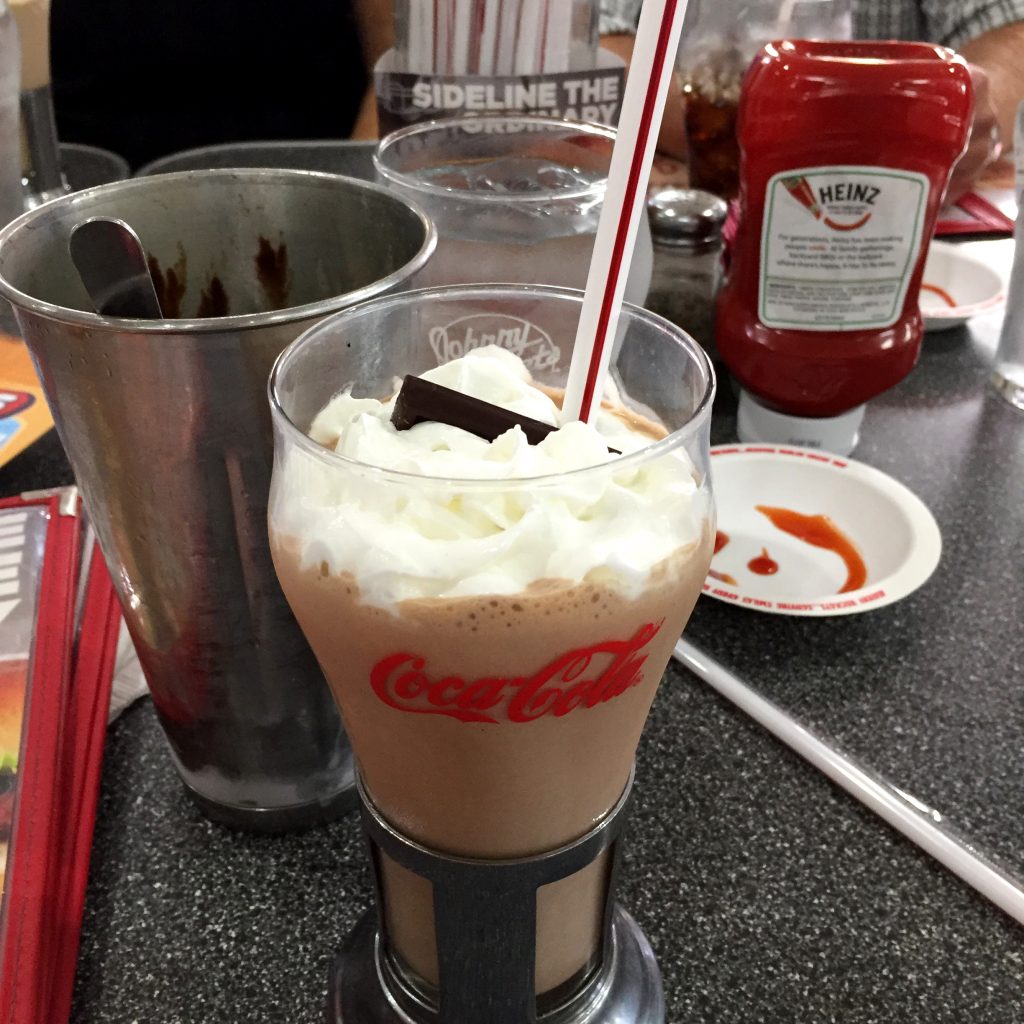 I'm no fan of Danny Snyder, but this dark chocolate shake was decadent
